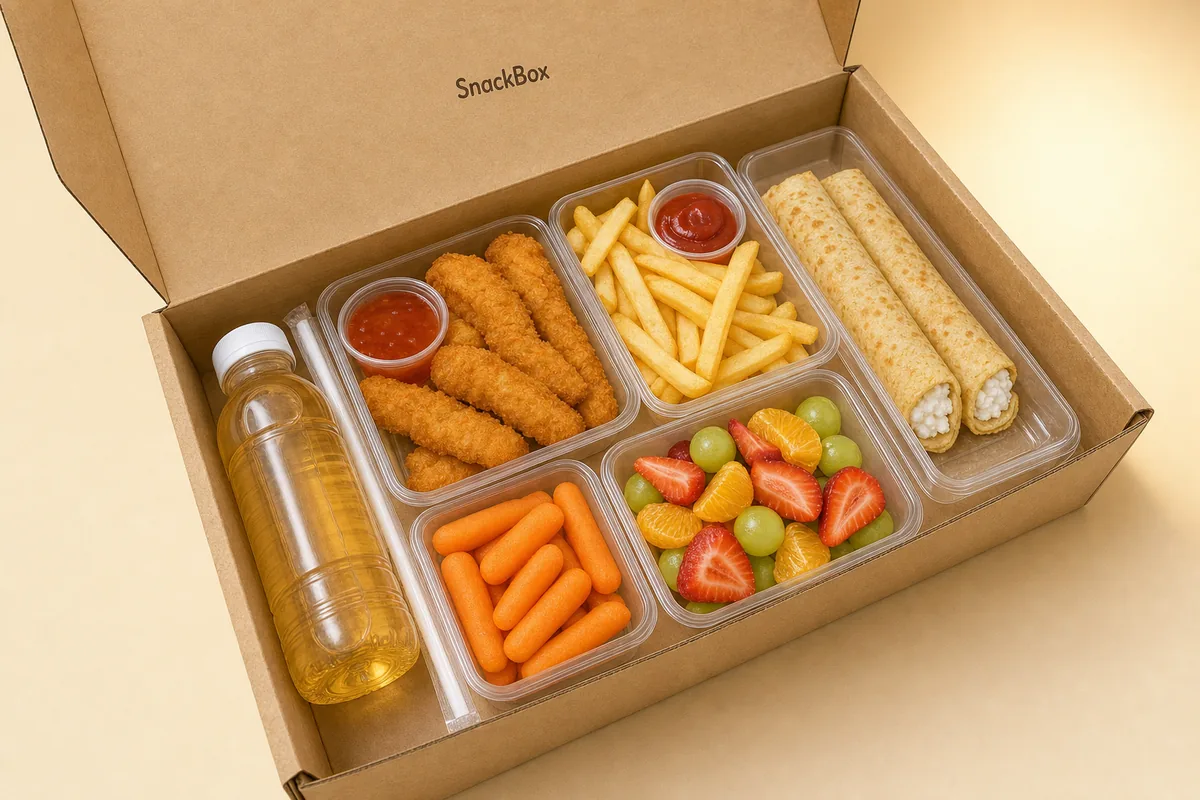 PARTY BOX — Детский бокс · 6 позиций · с горячим, 699 ₽ за человека